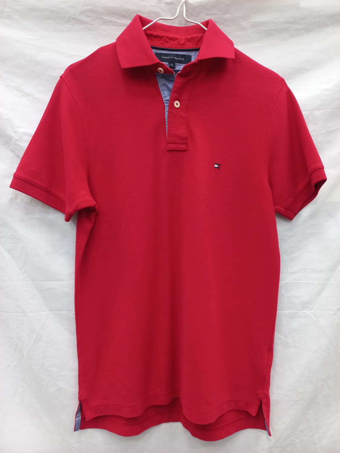 타미힐피거 레드 폴로티 (남 XS :85) 상품이미지1