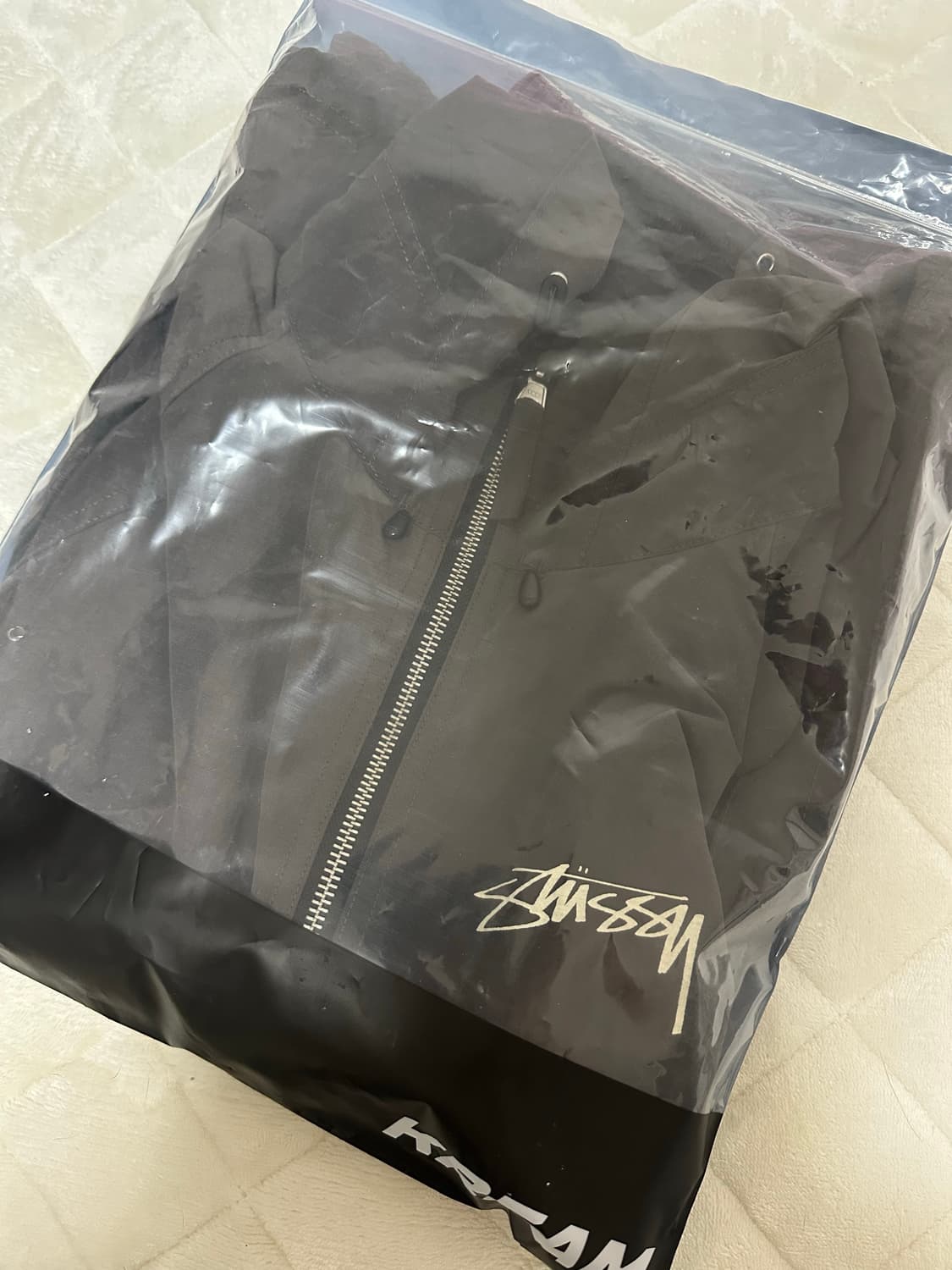 스투시 비치쉘 자켓 블랙S 상품이미지2