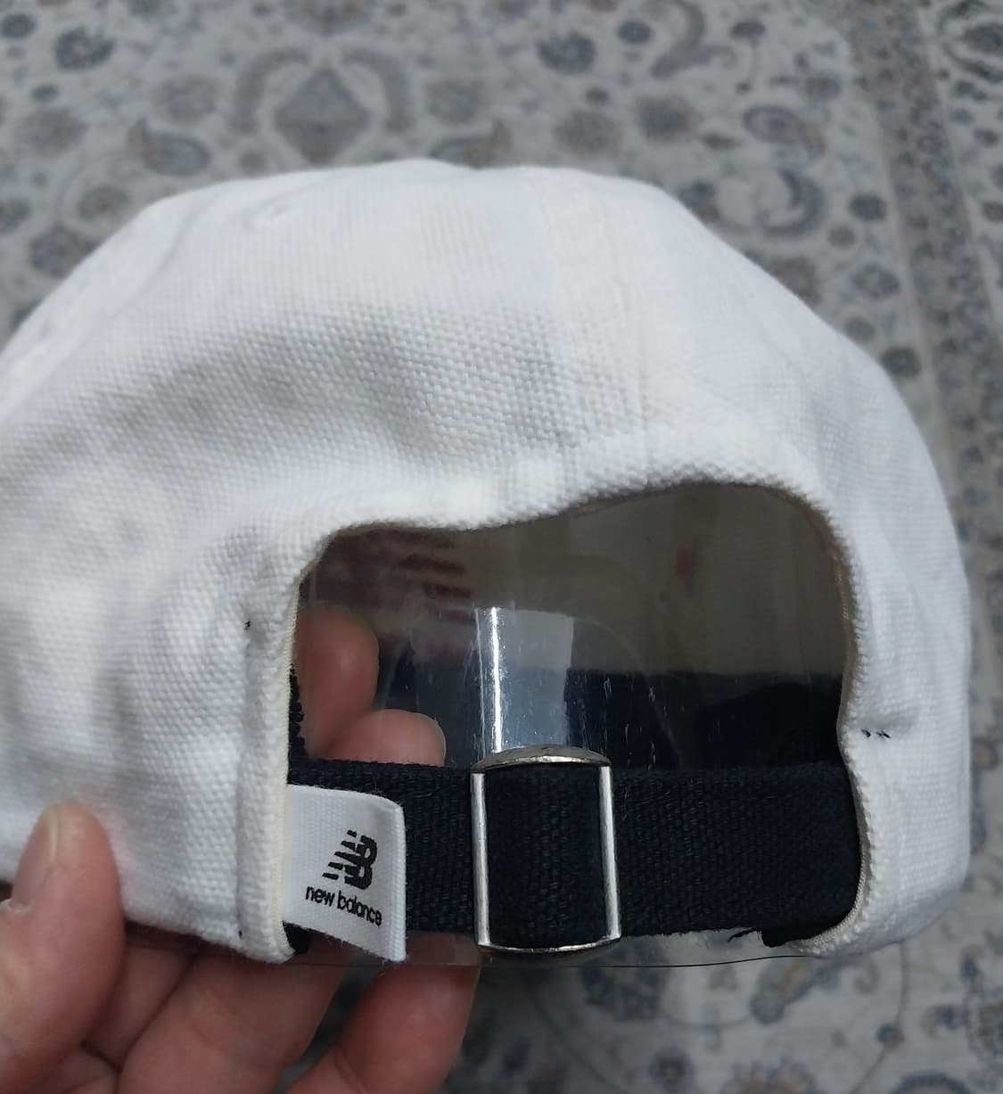 뉴발란스 화이트/블랙 볼캡 상품이미지4