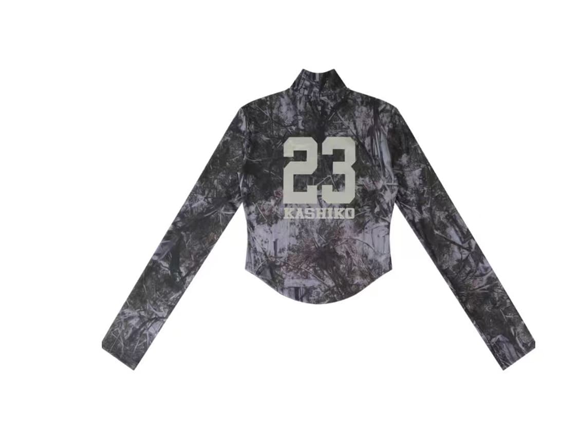 KASHIKO  Real Tree Highneck Mesh Top 상품이미지2