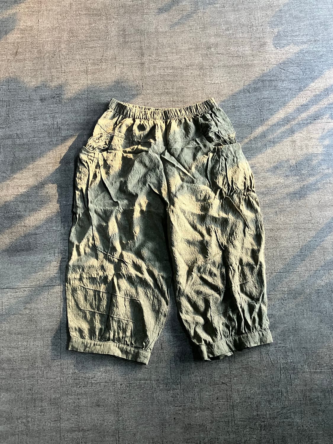 일본빈티지 올드스쿨 하구미너드남 벌룬팬츠 반바지 상품이미지1