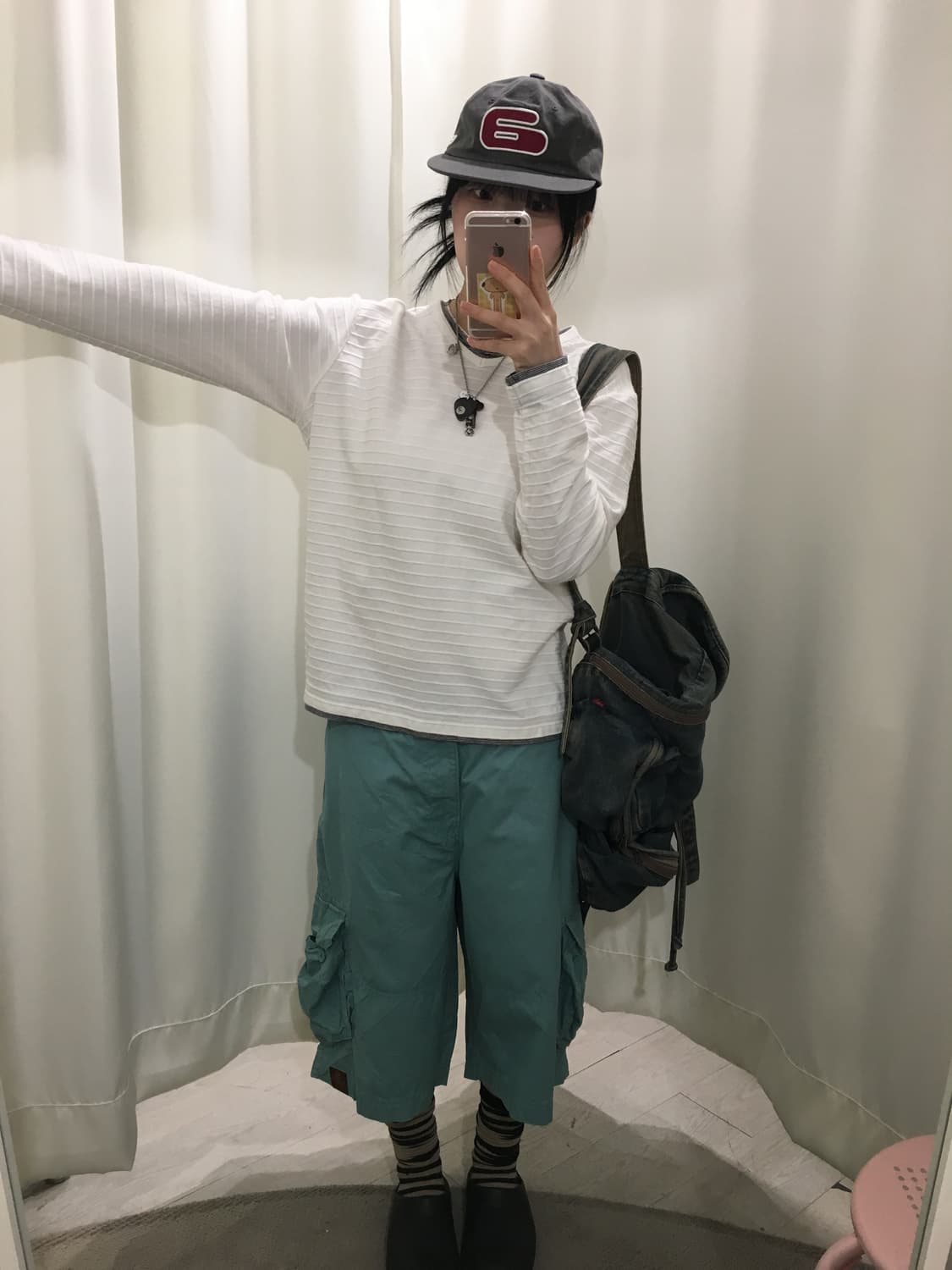 스트라이프 레이어드 롱슬리브 상품이미지5