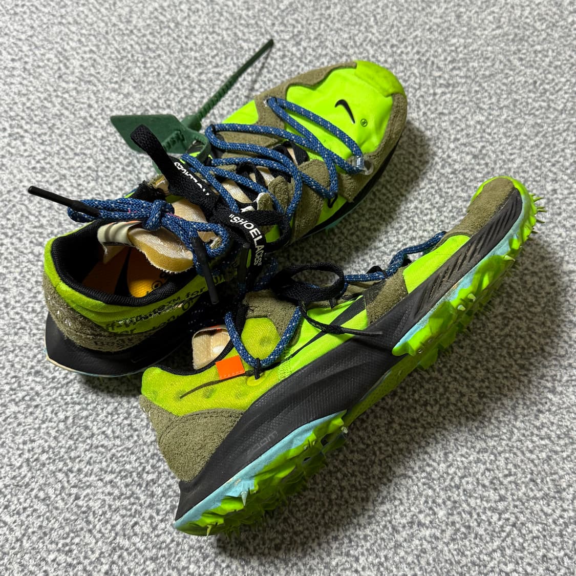 나이키 오프화이트 줌 테라 카이거 그린 240 상품이미지7