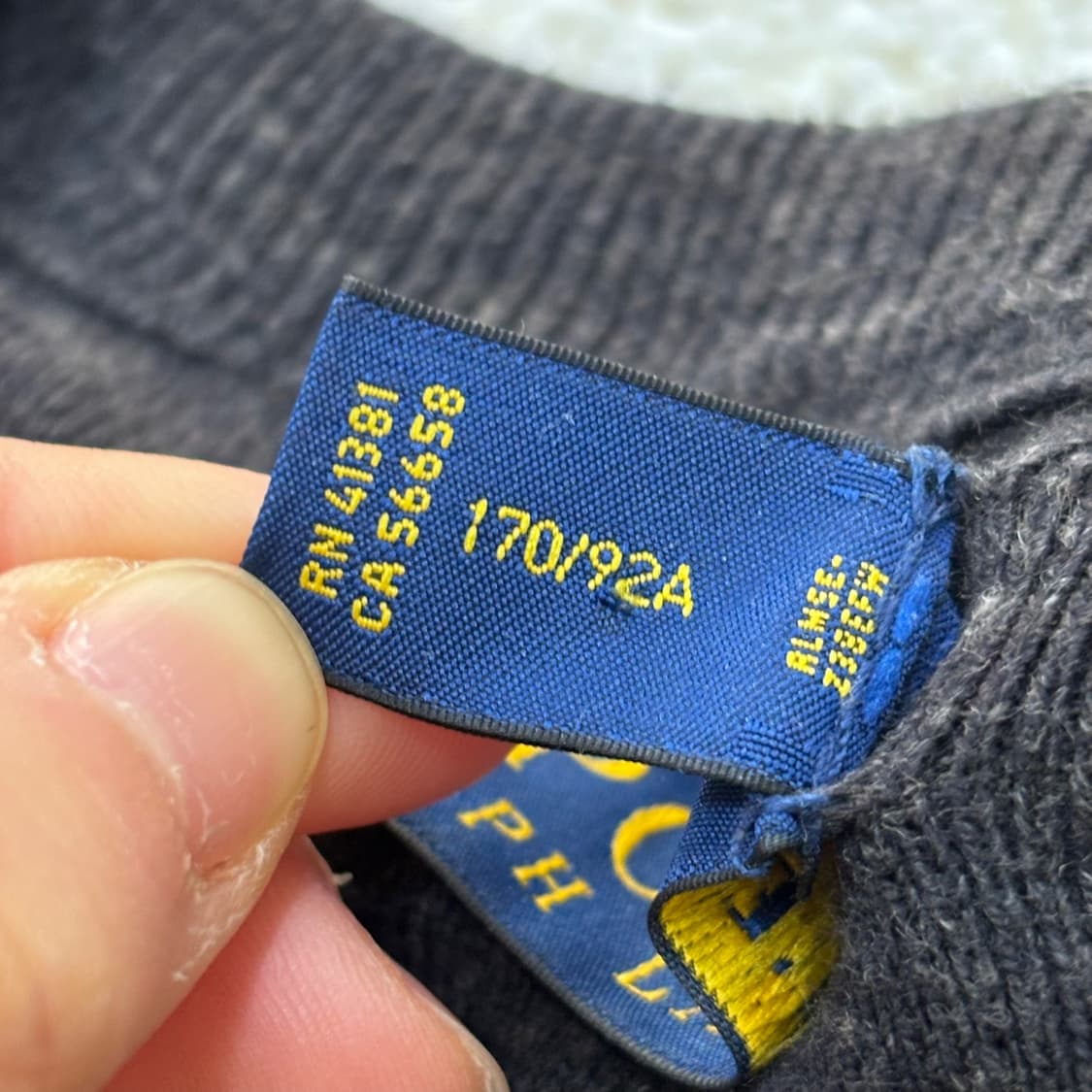 S 폴로랄프로렌 코튼 크루넥 니트 0309E 상품이미지4