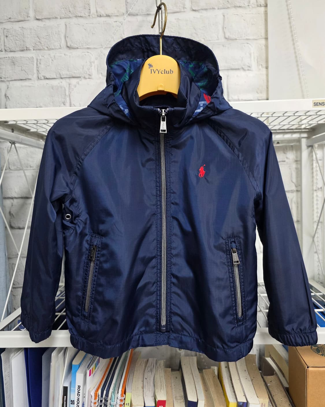 폴로랄프로렌 키즈 바람막이 3Y 후드 원드브레이크 점퍼 MM62 상품이미지1