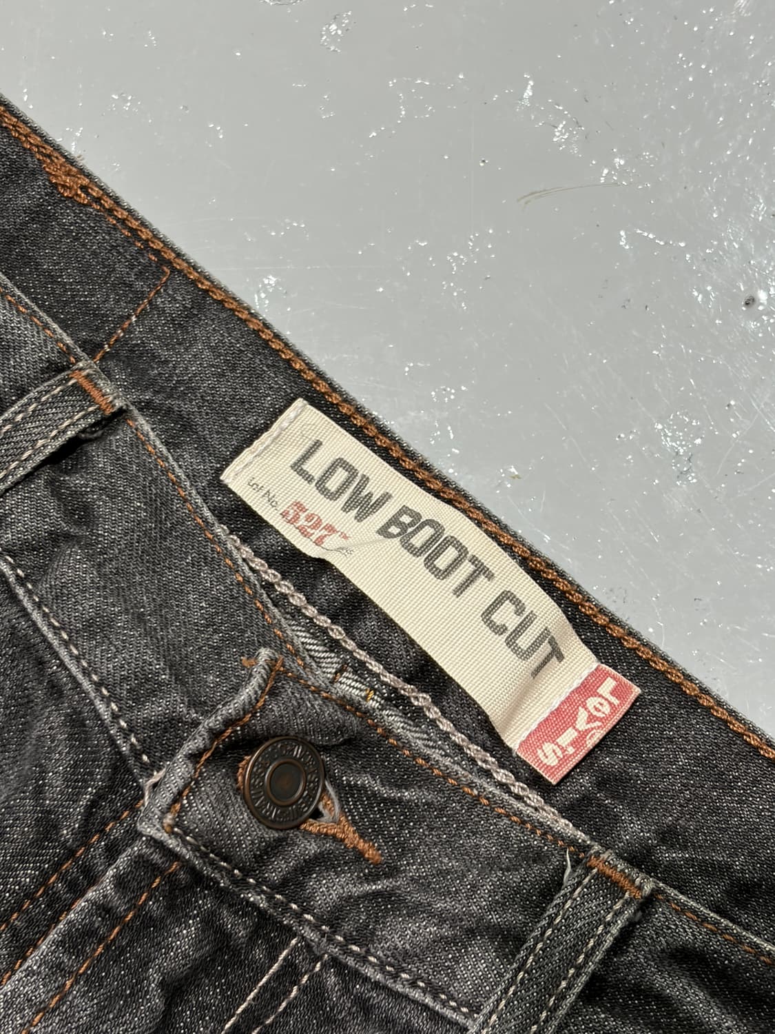 리바이스(Levis) 527 로우 부츠컷 흑청 데님팬츠 상품이미지3