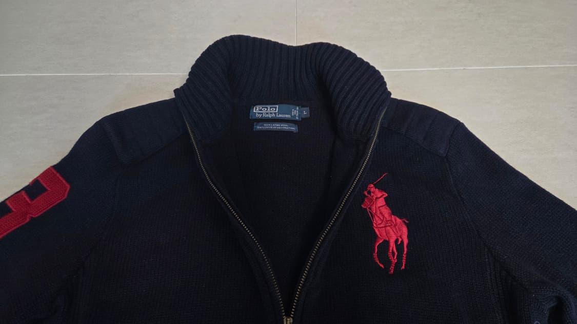 폴로 랄프로렌  빅포니  집업 스웨터  상품이미지2