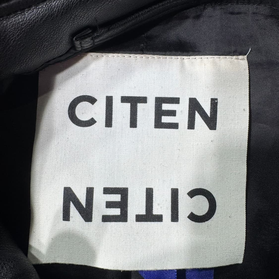 CITEN CITEN A-2 복각 가죽자켓 블랙 (L/OLD-7860) 상품이미지3