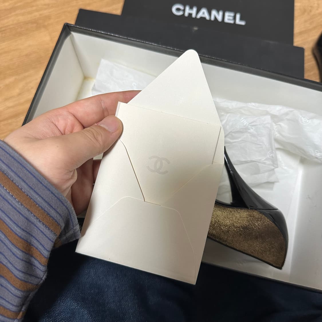 샤넬 로고 컬랙션 힐 35 박스 풀 상품이미지7