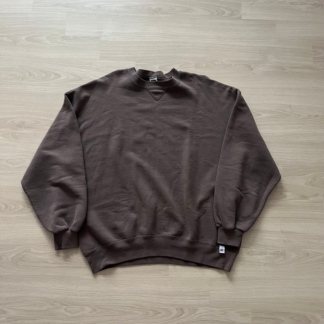 [XL] 90s 빈티지 러셀 스웻셔츠 맨투맨 초코브라운 상품이미지1