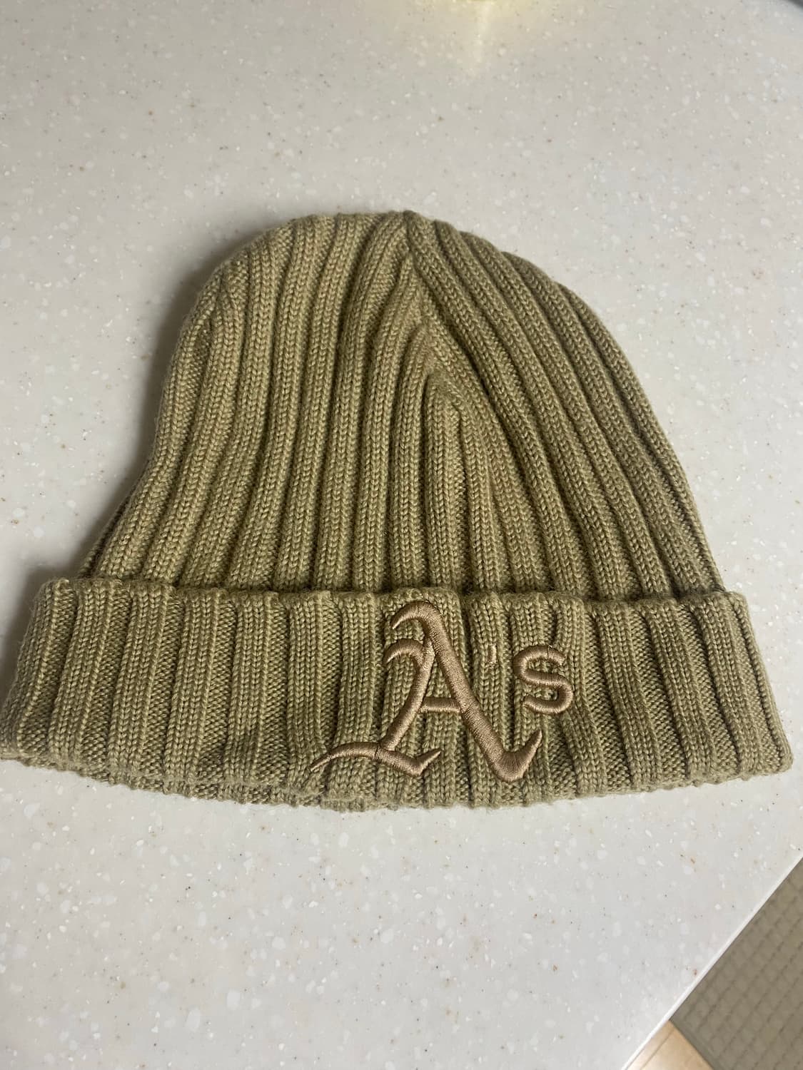 MLB 베이지 니트 비니 상품이미지3