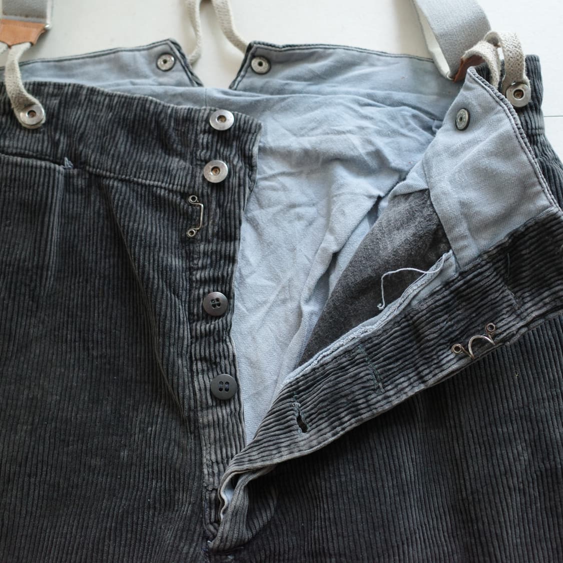 50년대 "Le Favori" 프렌치 워크 해비 코듀로이 팬츠 상품이미지5