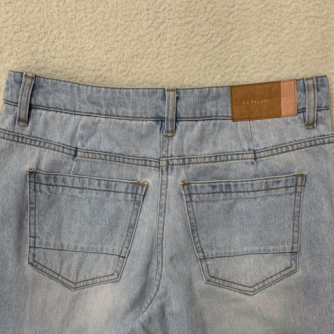 [25,29] 한섬 SJSJ 와이드 스트레이트핏 데님팬츠 상품이미지2