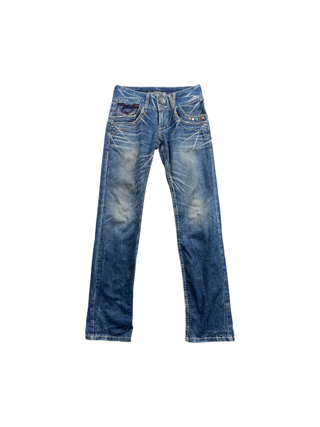 Vintage  스터드 디자인 데님팬츠 상품이미지1