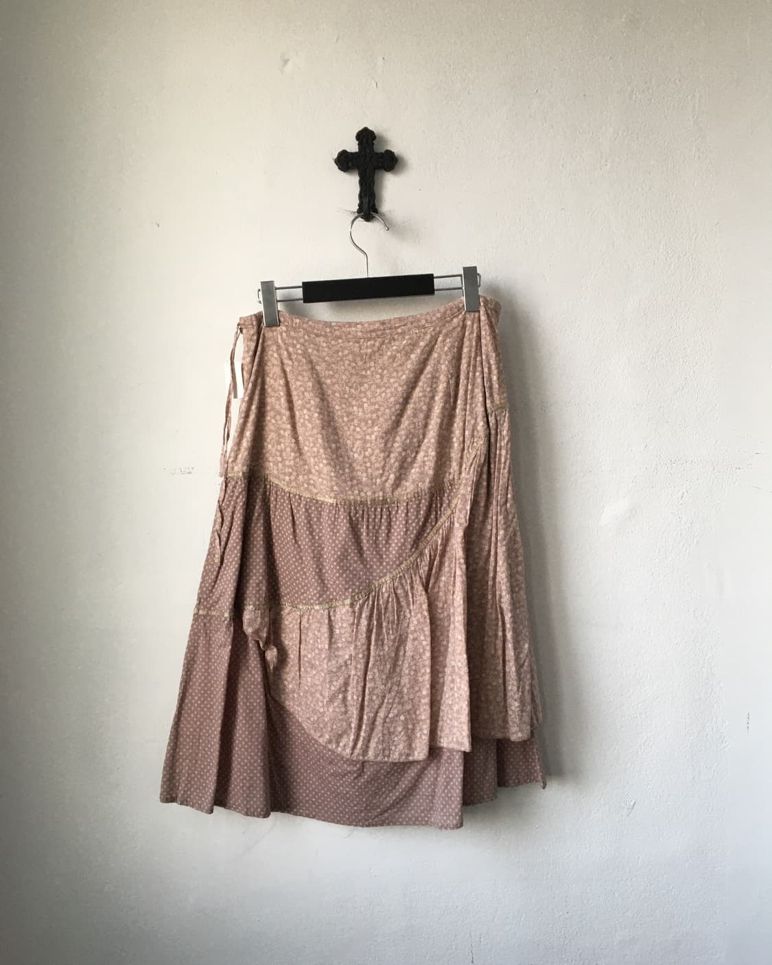 Patch work point skirt 상품이미지2