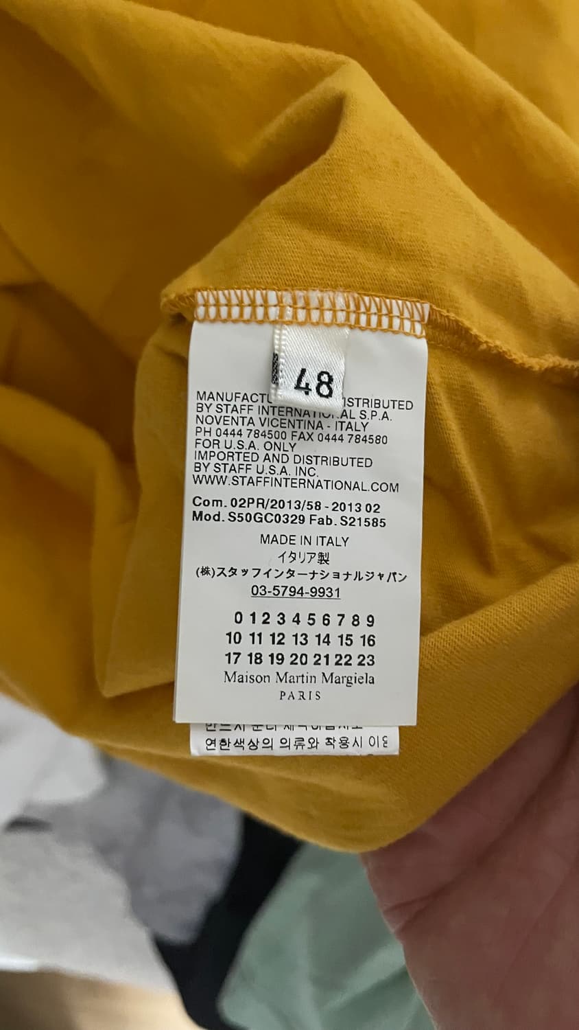 Maison Margiela 마르지엘라 컬러 티셔츠 (14라인) 상품이미지8