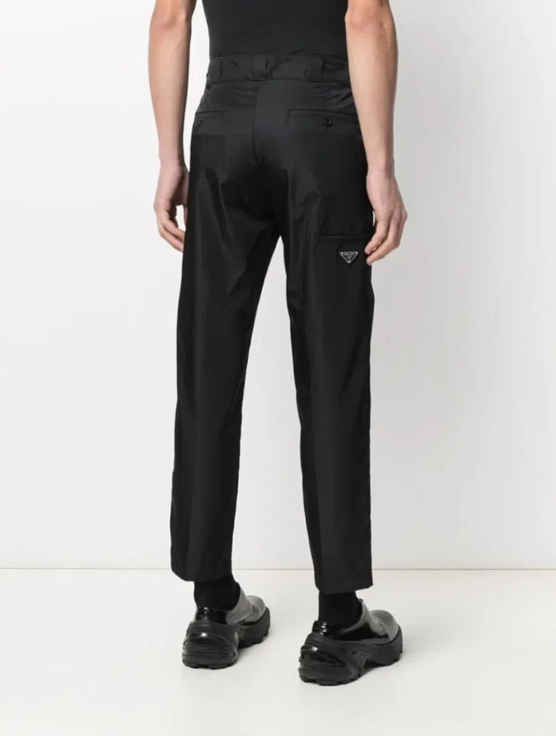 프라다  나일론 삼각로고 트라우저 네이비 46사이즈 SPG75 상품이미지8