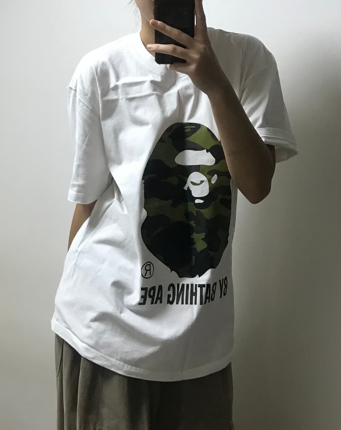 베이프 카모 빅사루 반팔 티 상품이미지8