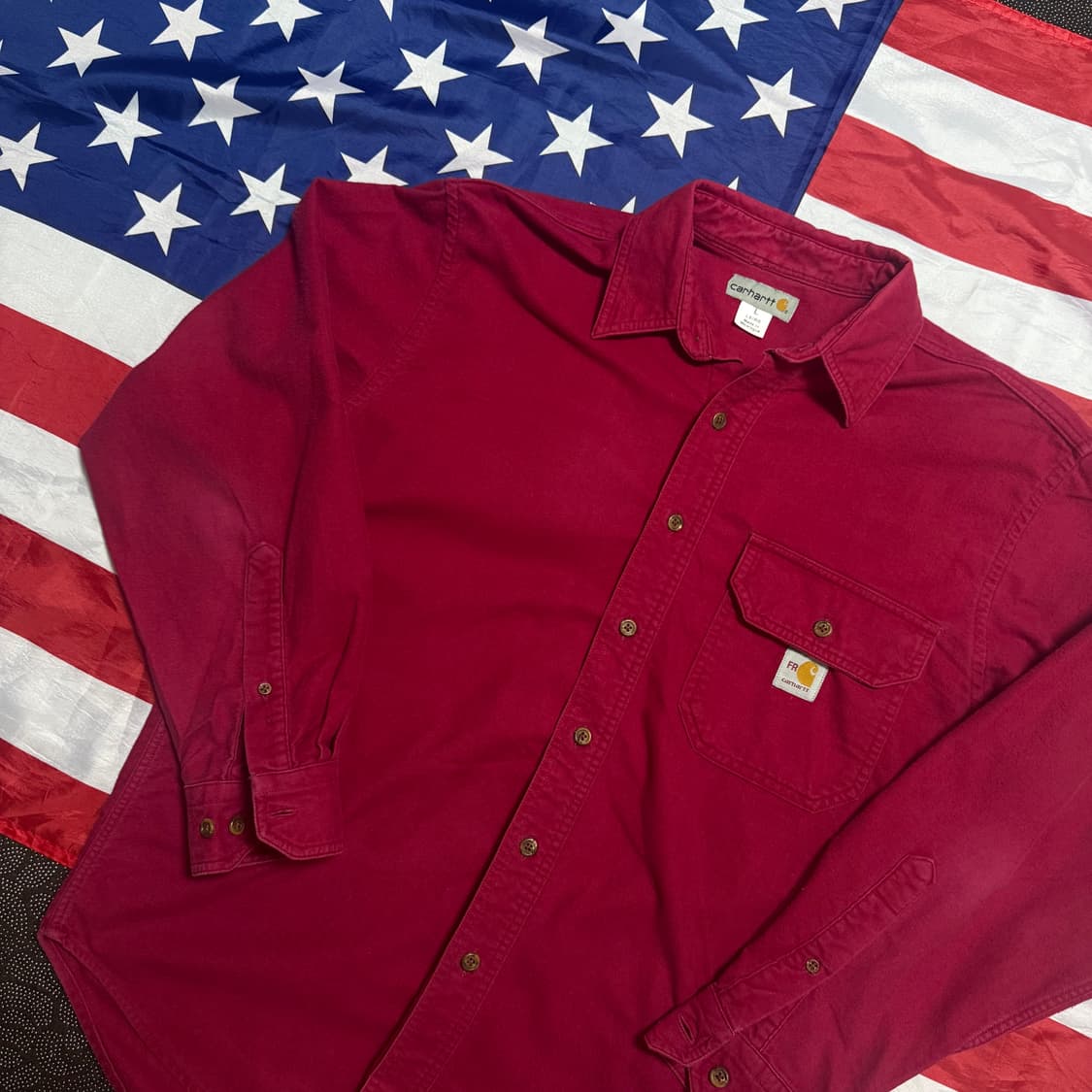 carhartt 칼하트 리메이크 워크 울 셔츠 - no,2 상품이미지2