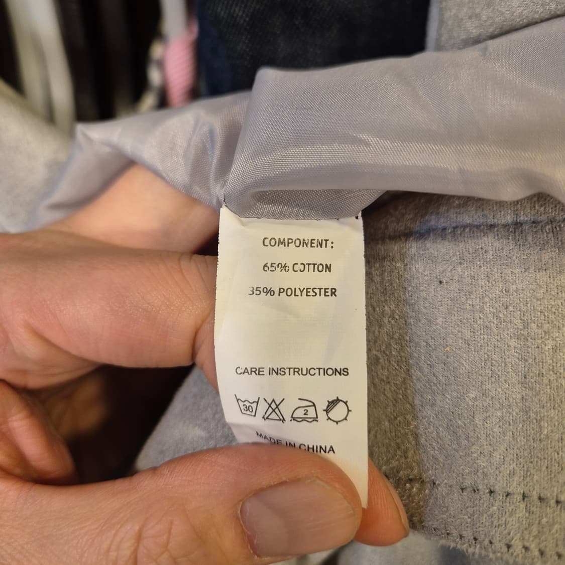 XL(착샷잇음) 그레이 스웨이드자켓  상품이미지6