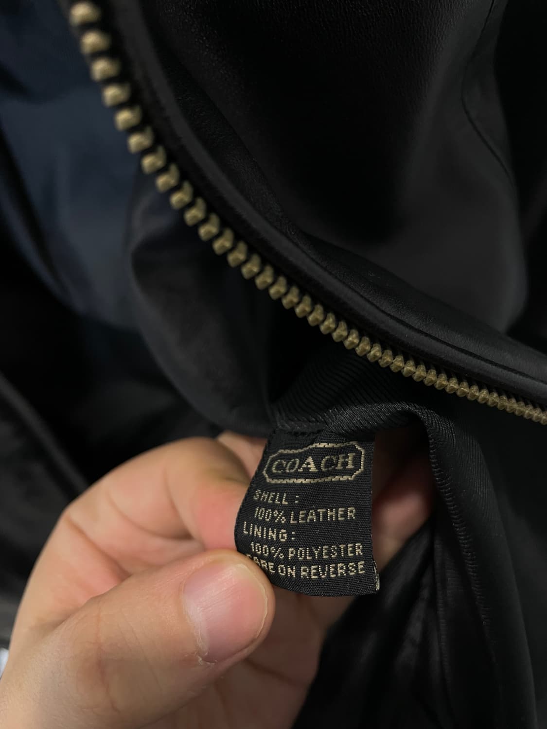 (XS) Coach 코치 싱글 라이더 램스킨 양가죽 자켓 상품이미지6