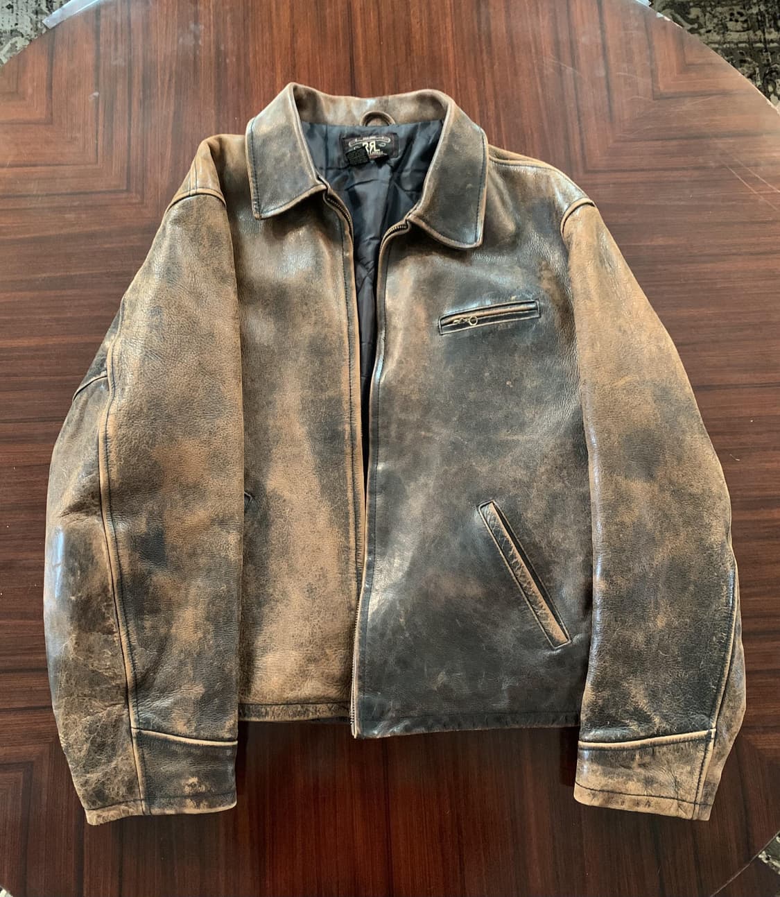 90‘s 제이크루 레더자켓 상품이미지2