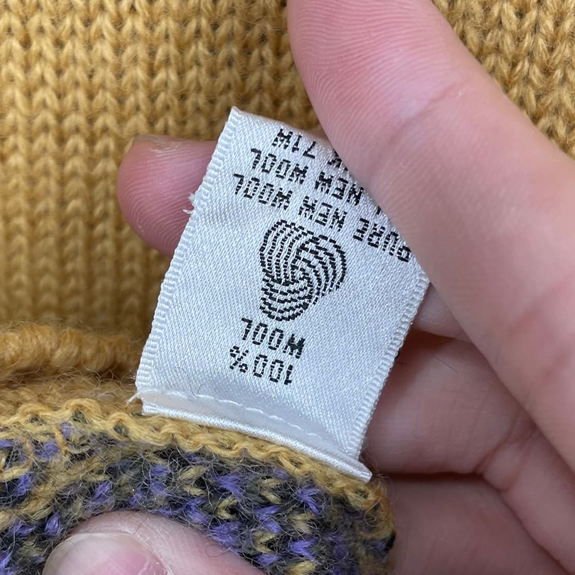 입생로랑 패턴 울 니트 상품이미지6