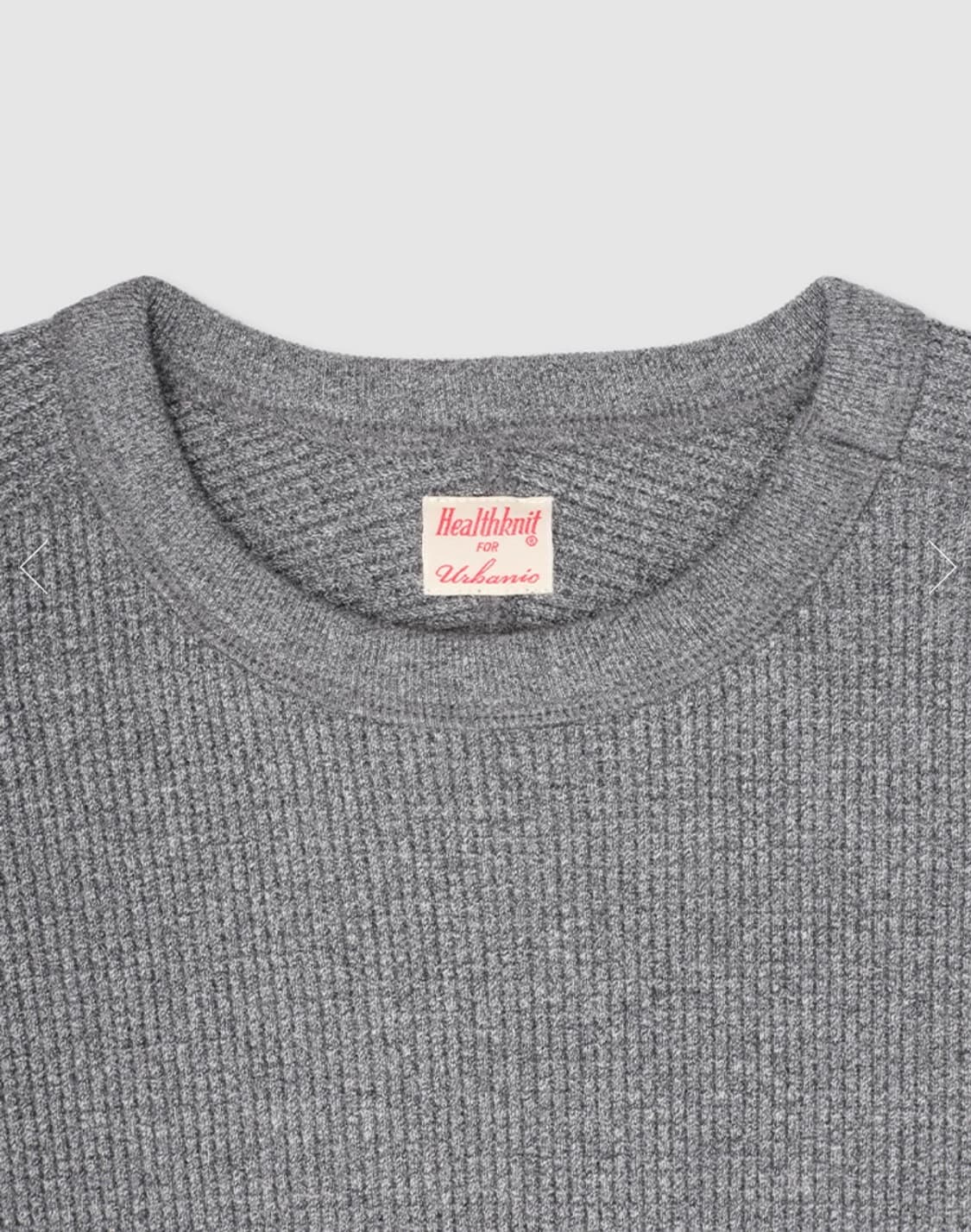 Urbanic30 얼바닉30 드래프트맨 와플 크루넥 탑 새상품 상품이미지4