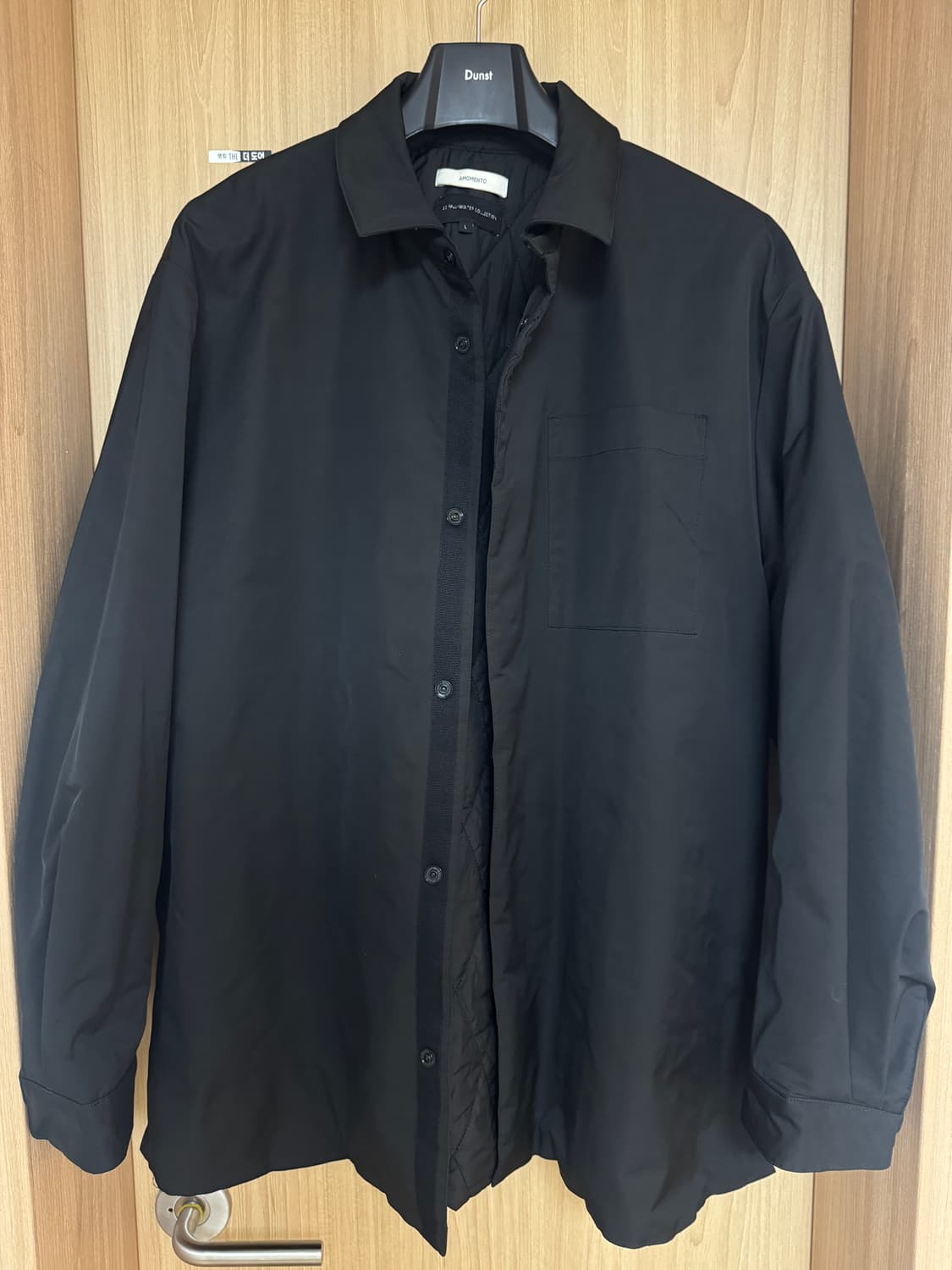 AMOMENTO 아모멘토 블랙 셔츠 L 상품이미지1