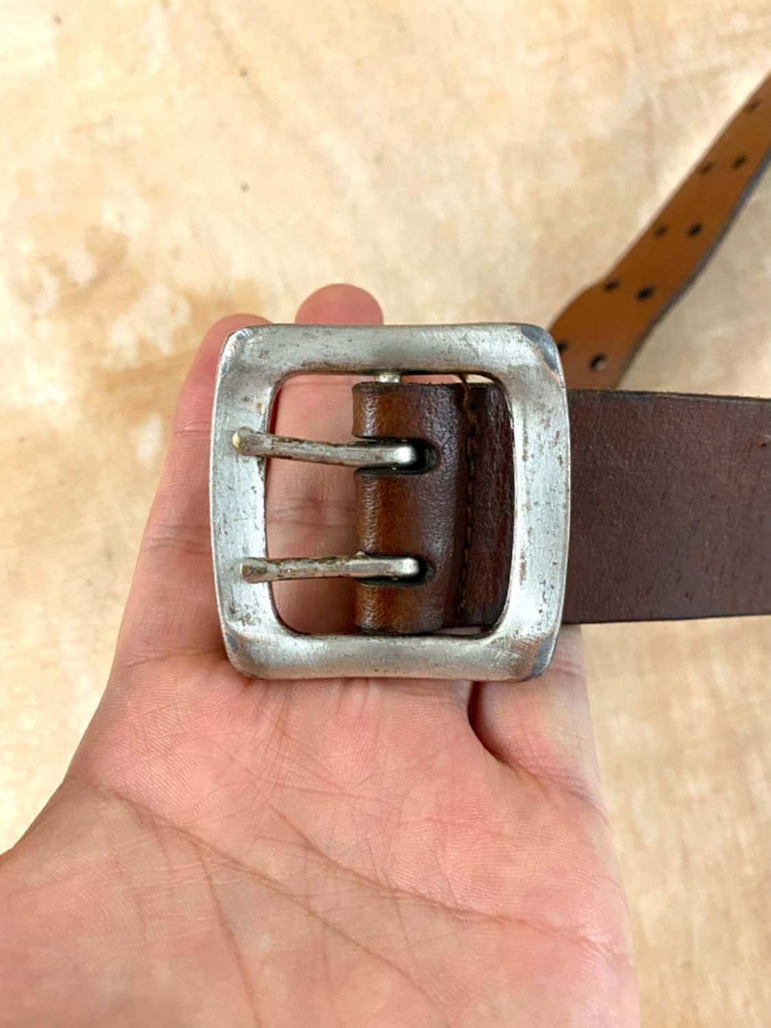 VTG double buckle garrison belt 개리슨 벨트 상품이미지5