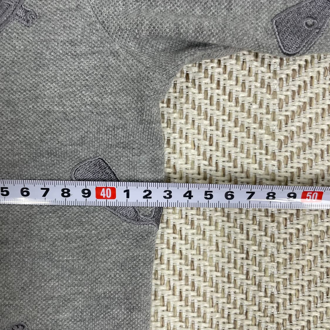 톰브라운 그레이 거북이 패턴 럭비 티셔츠 상품이미지6