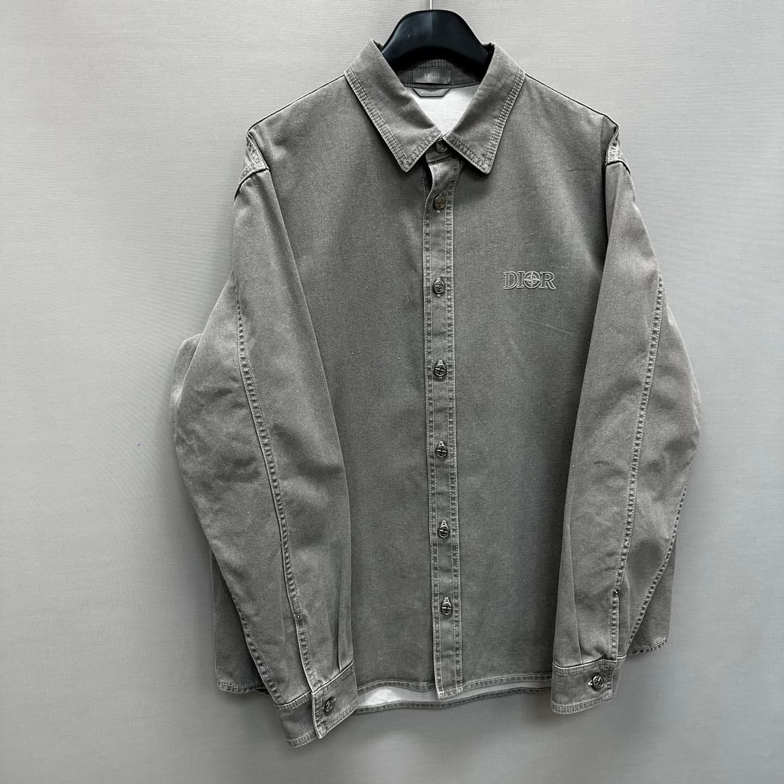 디올 x 스톤 아일랜드 코튼 오버셔츠 (105)  상품이미지2