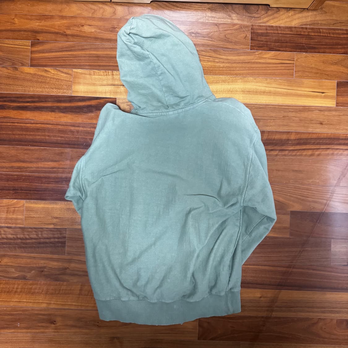 스투시 스택드 피그먼트 다이드 후드 xl 상품이미지3