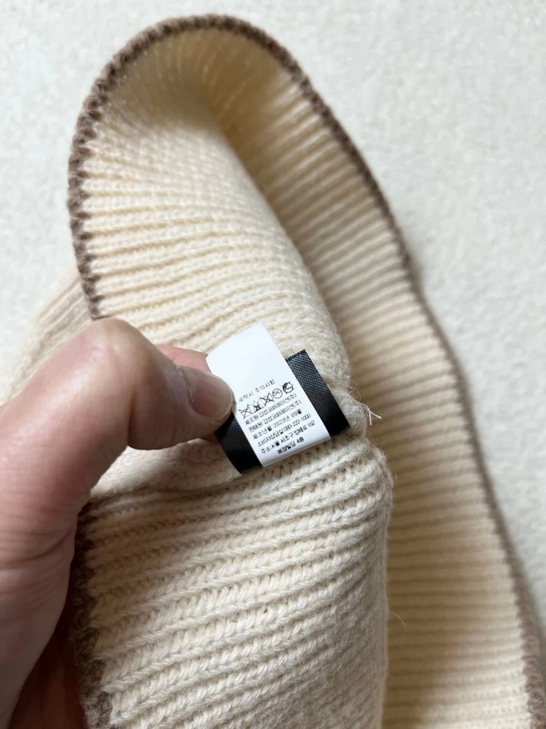 스노우 23FW 니트 버킷 햇 A1691 상품이미지8