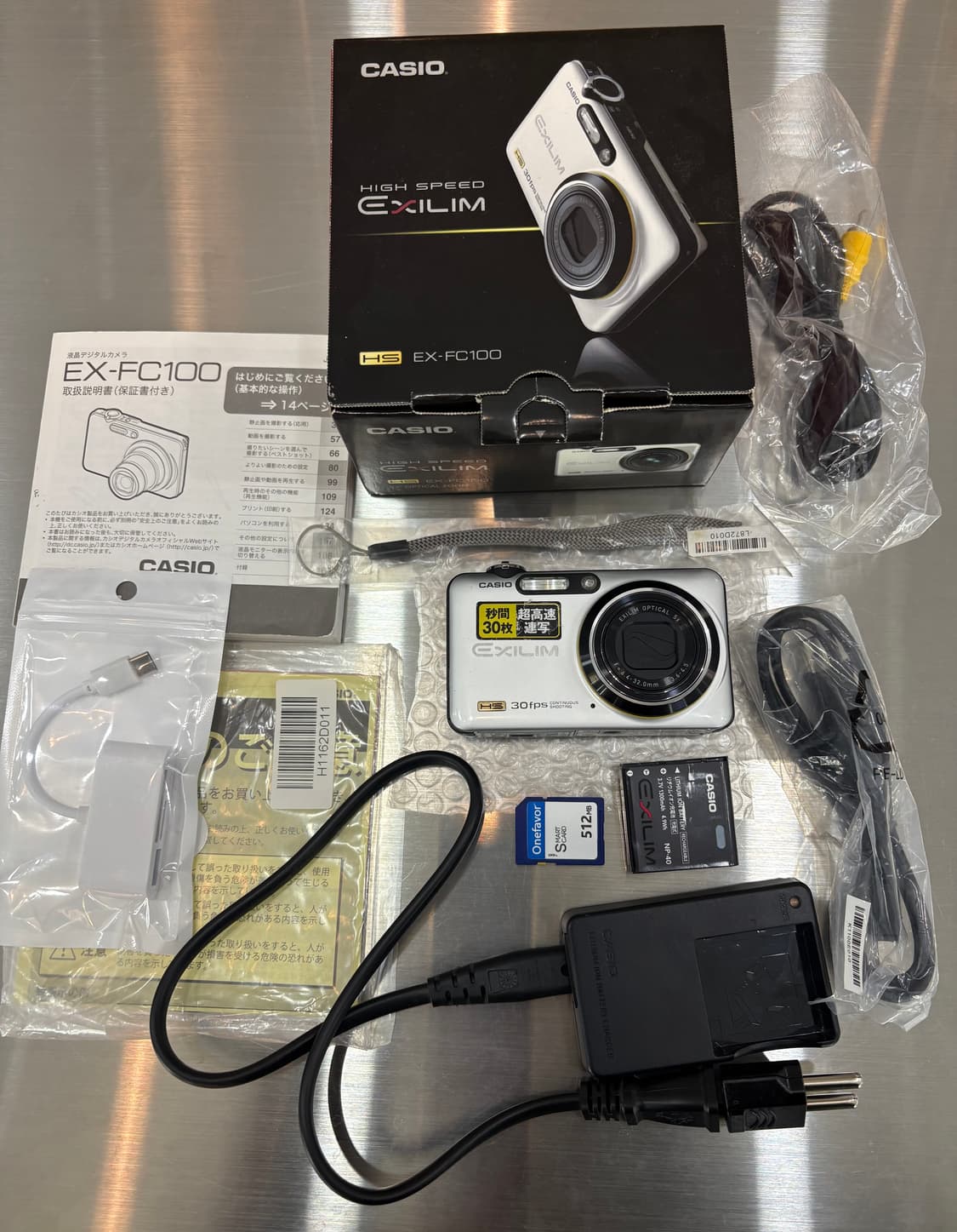 풀박/날짜표시)카시오 엑슬림 fc-100 빈티지디카 상품이미지2