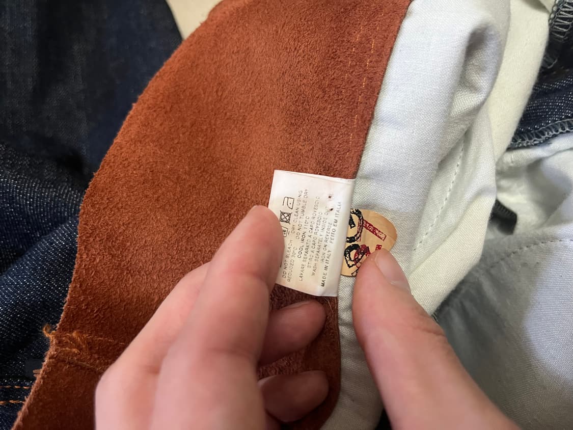 27 장폴고티에 레더 웨이스트 벨트 슈퍼 와이드 데님 팬츠 상품이미지10