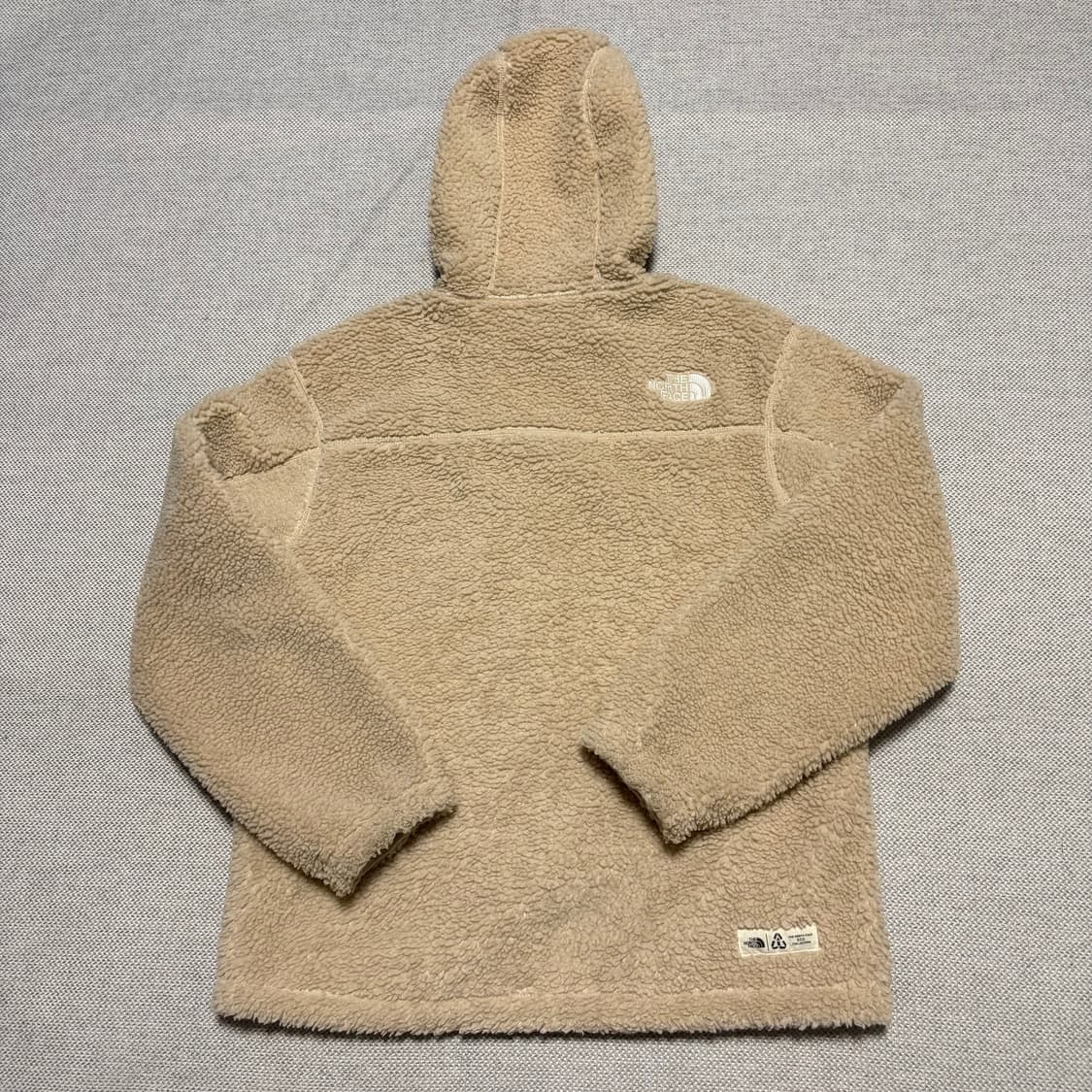 노스페이스 플레이 그린 플리스 후드 라이트 베이지 L 상품이미지7