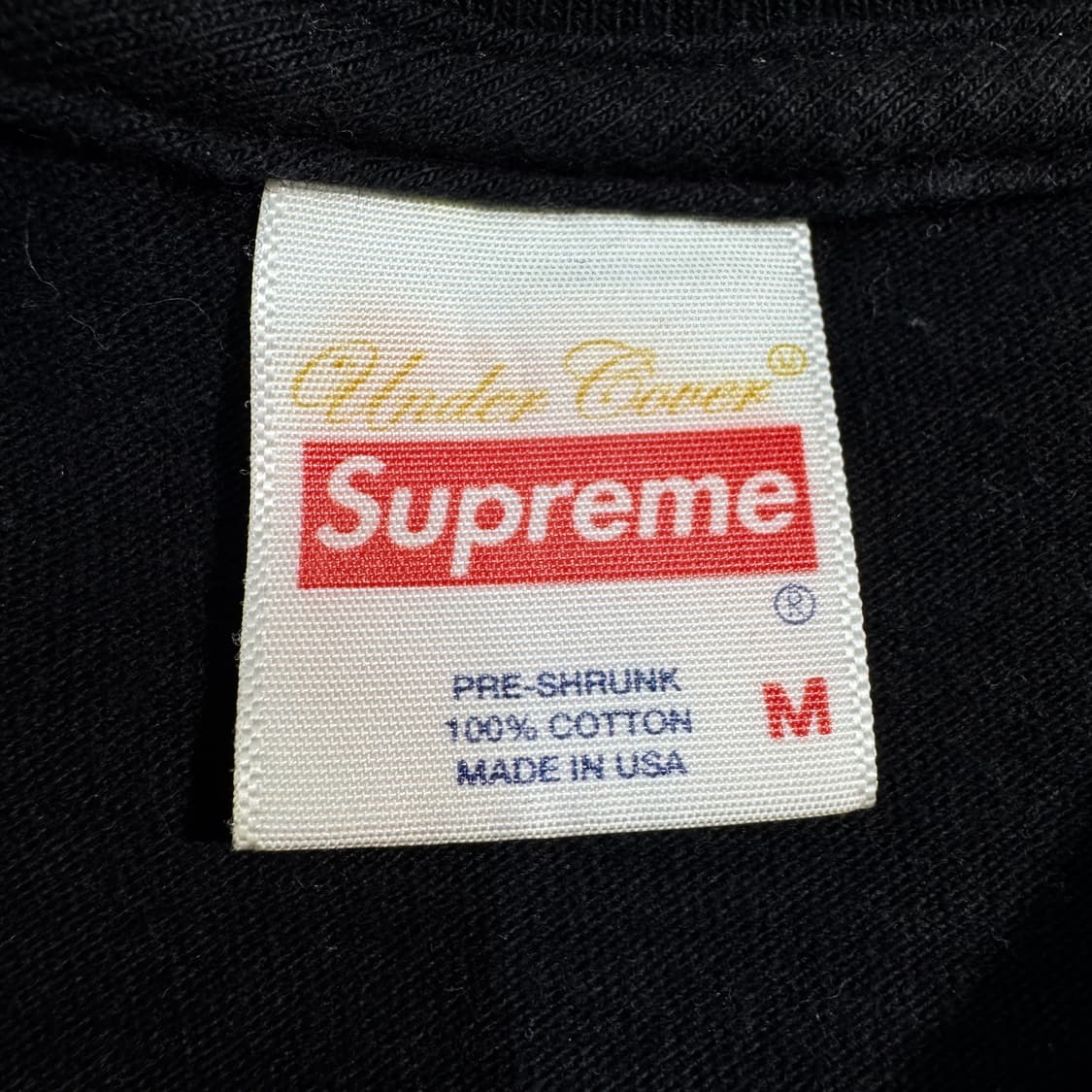 슈프림 X 언더커버 아나토미 해부학 티셔츠 블랙 상품이미지3