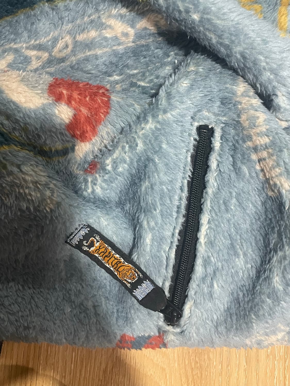 KAPITAL 캐피탈 컨트리 캘린더 패턴 플리스 이지 스트레이트 팬츠 상품이미지5