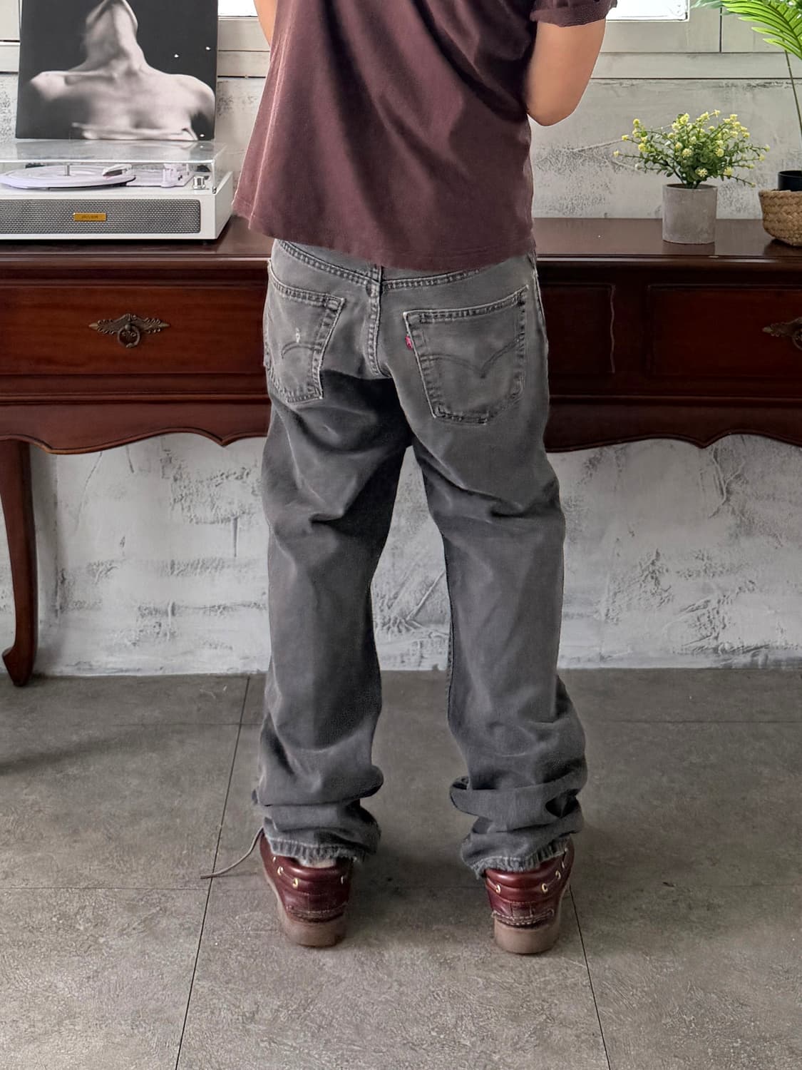 리바이스 505 레귤러 스트레이트 흑청 상품이미지1