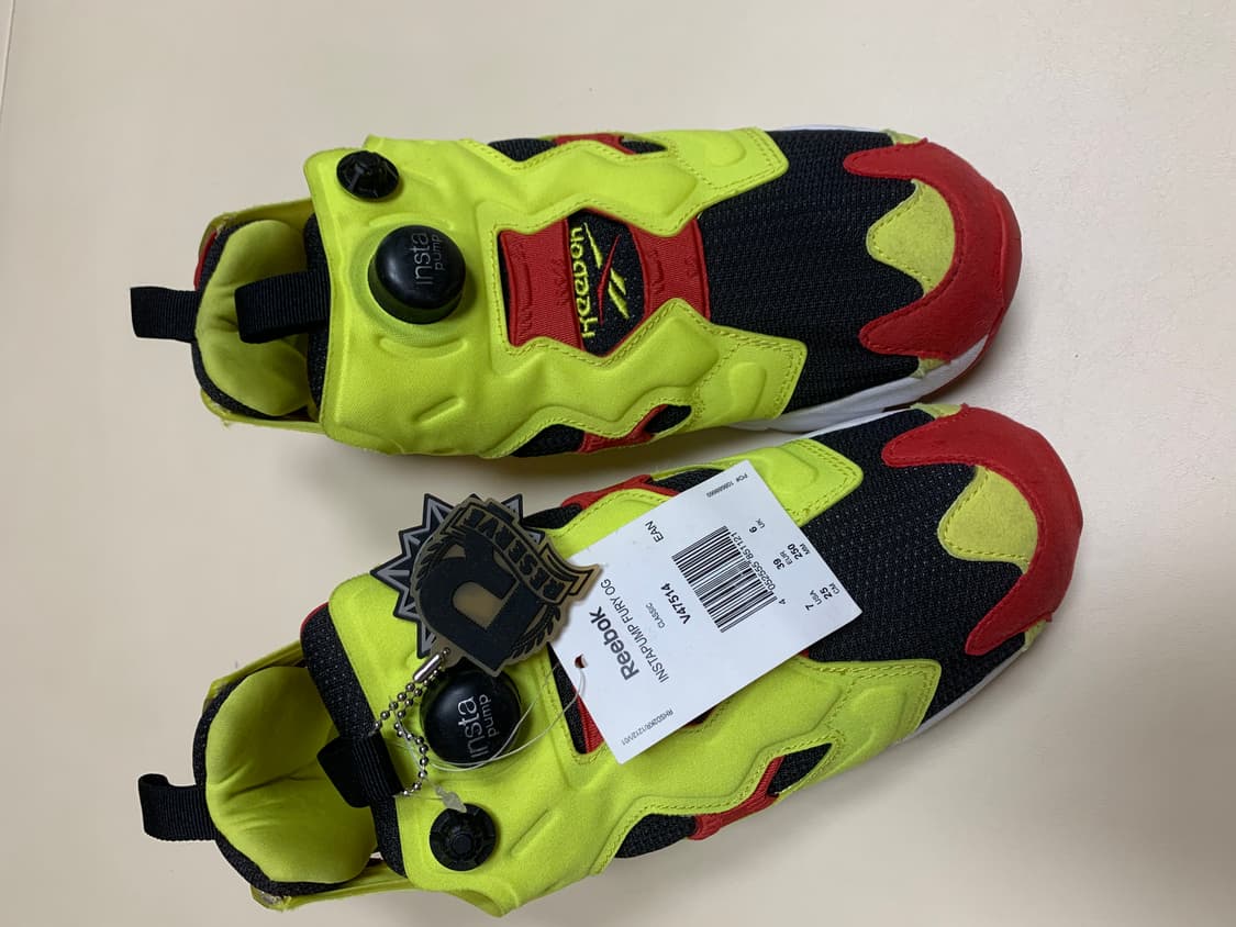 리복 인스타펌프 퓨리 OG 시트론 250 새상품 상품이미지2