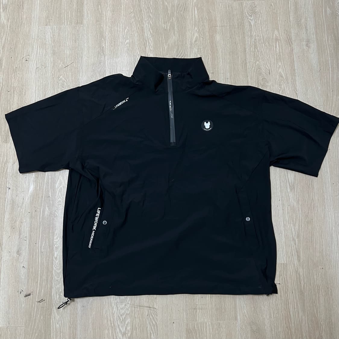 라이프워크 로고 와펜 풀오버 반팔 져지 M/95  상품이미지1