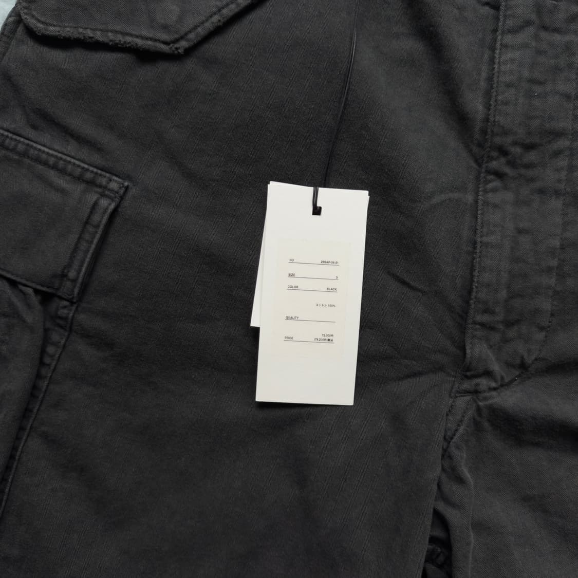 [3] 아프레쎄 26SS M-51 shorts 쇼츠 블랙 상품이미지2