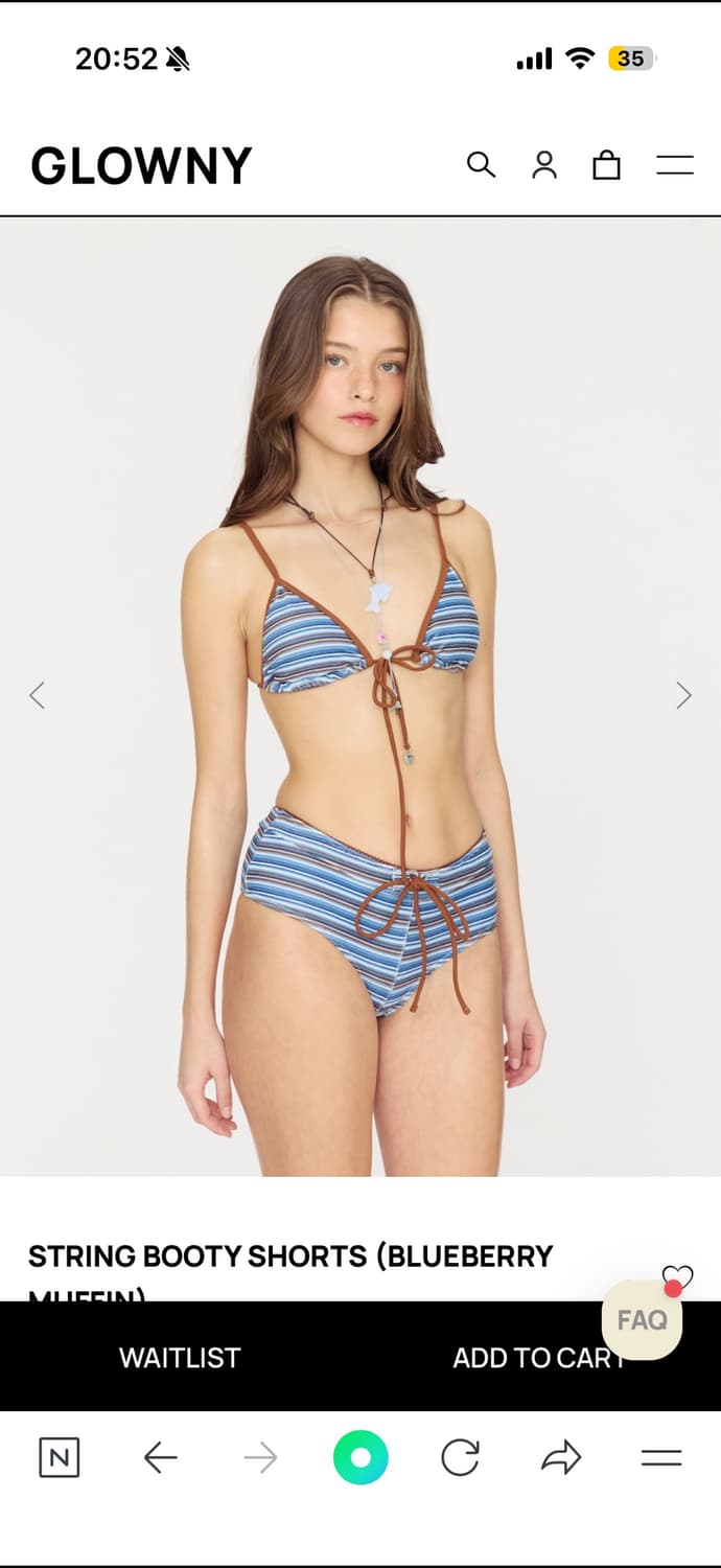 글로니 비키니 블루베리머핀 s 상품이미지2