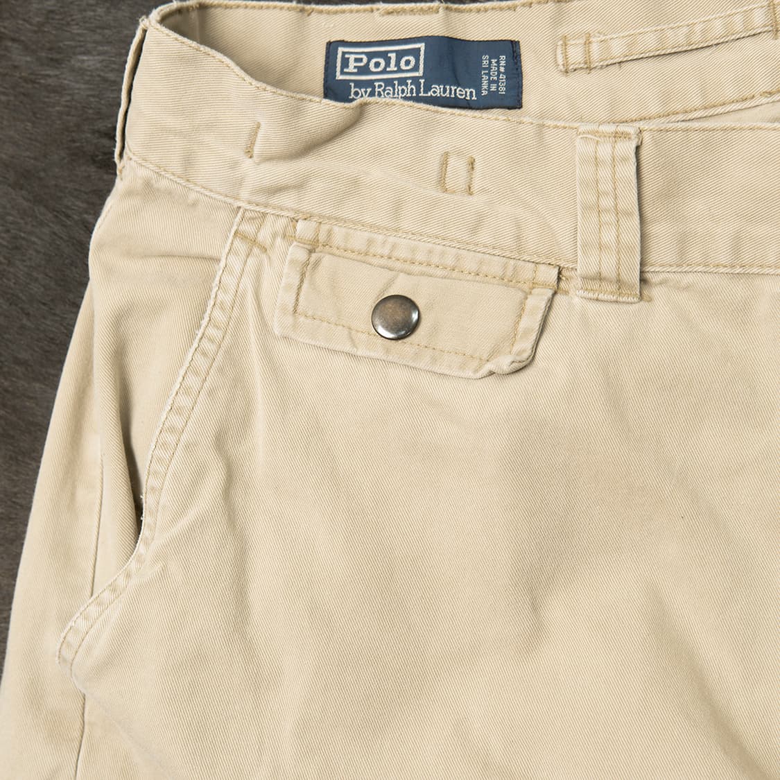 [35] 90s~ 폴로 랄프로렌 밀리터리 카고팬츠 샌드 베이지  상품이미지3