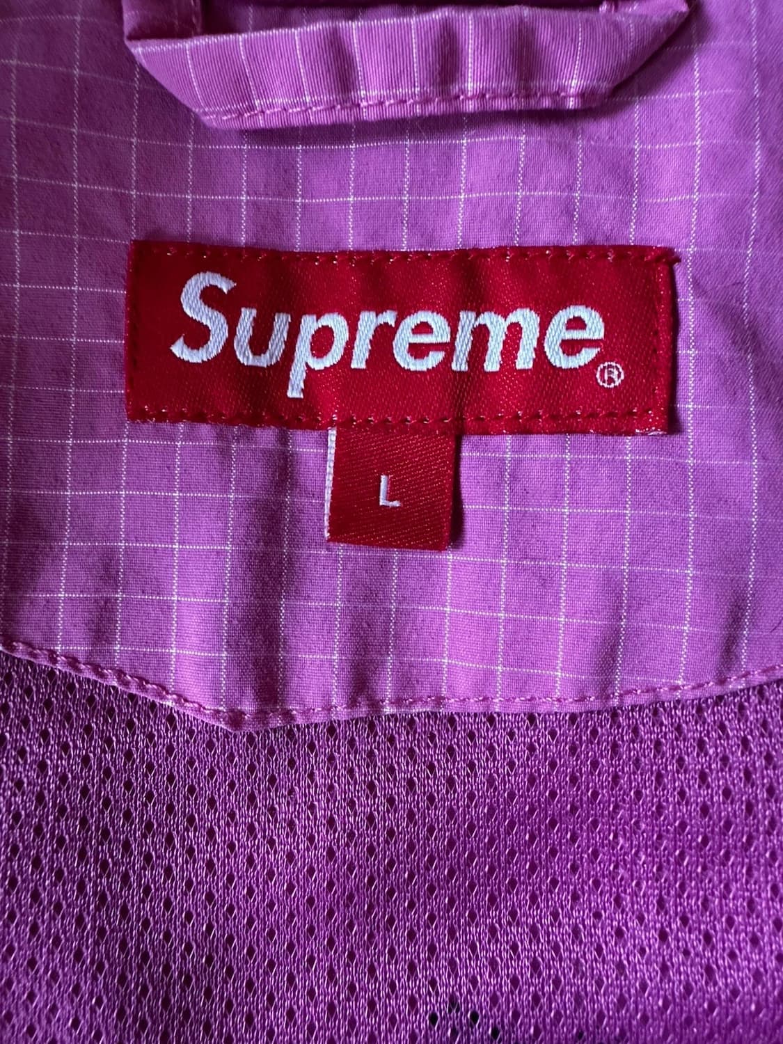 21FW 슈프림 서포트 유닛 나일론 립스탑 자켓 핑크 상품이미지8