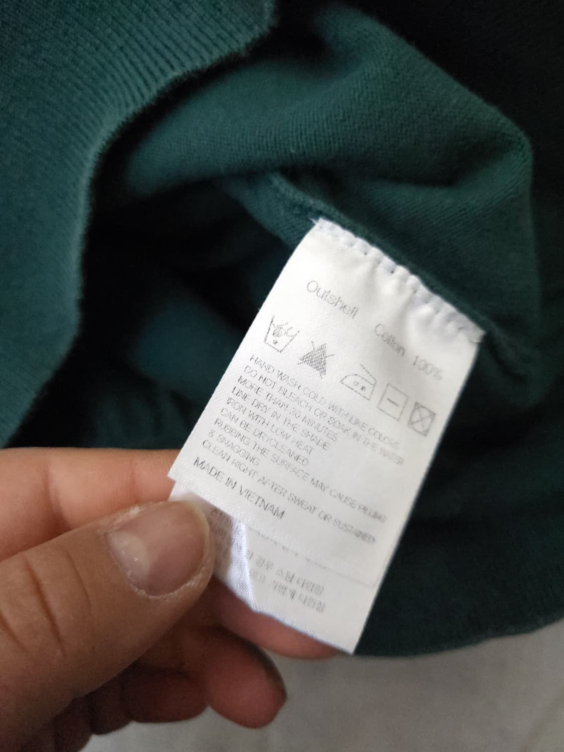 브룩스브라더스 반팔 카라니트 그린 m 상품이미지4