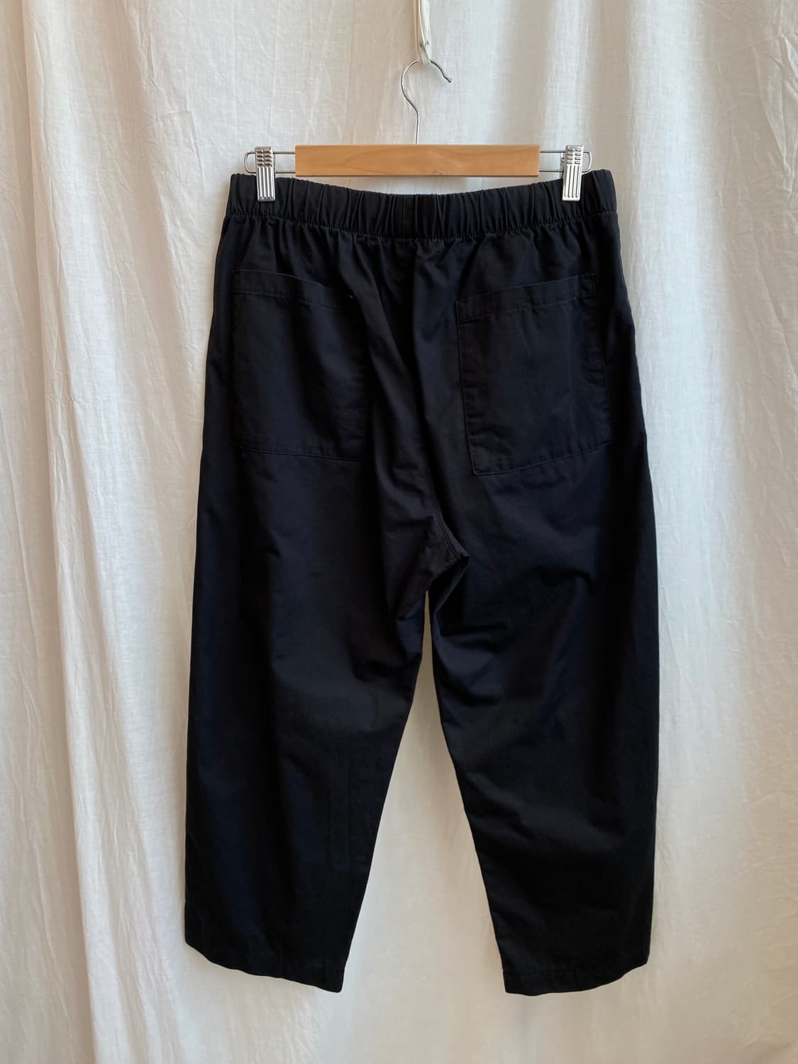 MUJI 블랙 밴딩팬츠(M-L) 상품이미지2