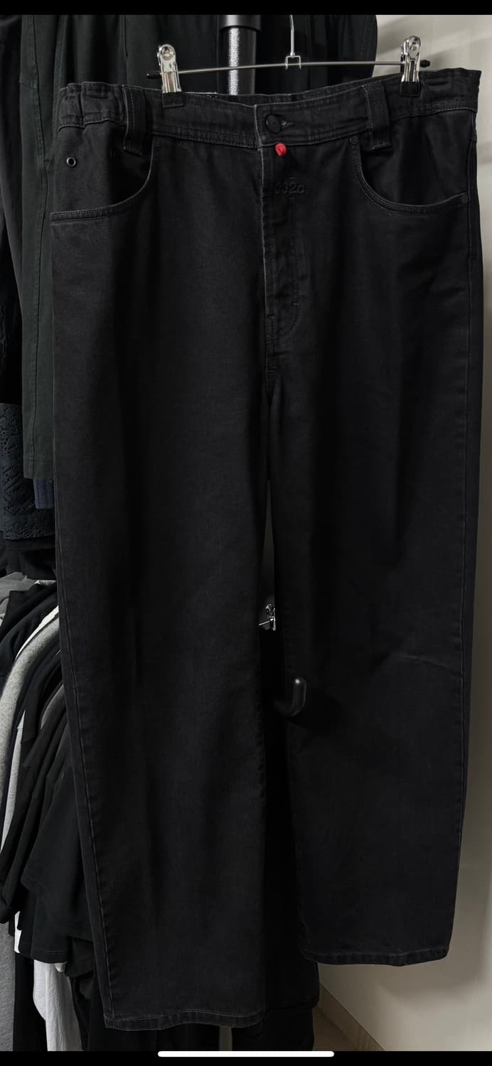 032c 뉴 클래식 와이드 레그 진 블랙 [M] 상품이미지3