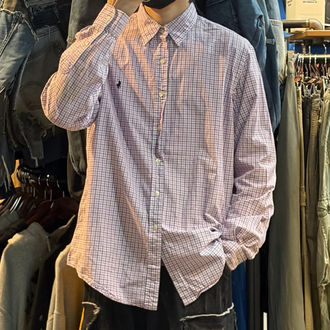 [No.9]Polo 폴로 체크 긴팔셔츠 상품이미지2